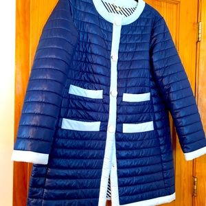 Three quarter length Kate Spade lightweight puffy jacket